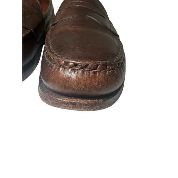 Allen Edmonds Cavanaugh Leather Penny Loafers Men’s Size 11 B Coffee Brown 50023 main image 9
